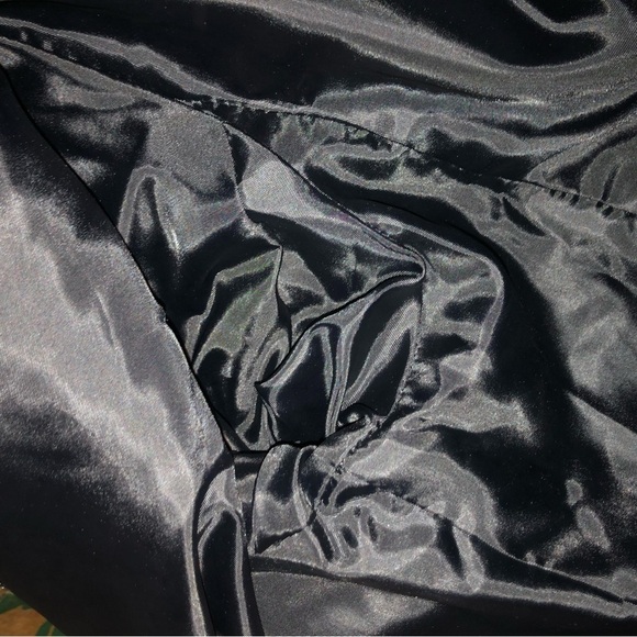 Tahari Arthur S Levine Black Velvet Evening Holiday Wear 3/4 Sleeve Open Sz. 14 - Picture 5 of 6